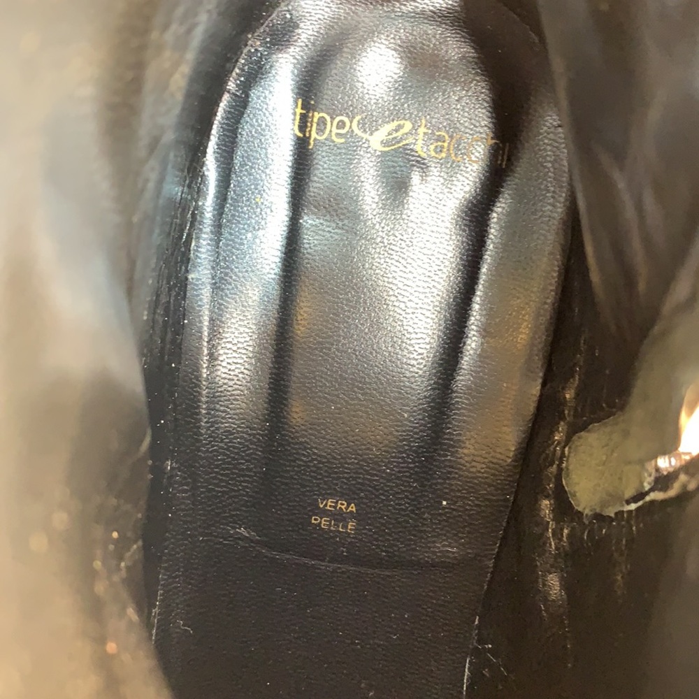 Tipe E Tacchi leather kitty heel made in Italy - Picture 14 of 16
